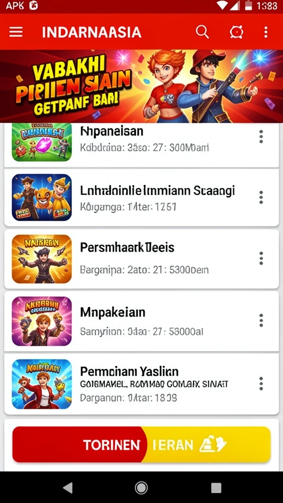 megapetir - Level menantang yang penuh dengan rintangan.