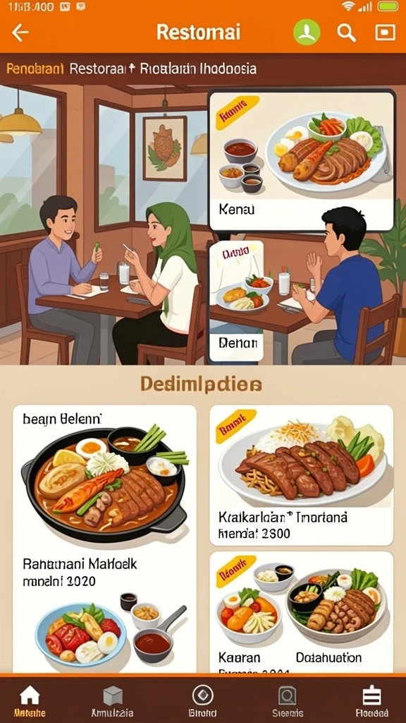 ora78 - Tampilan antarmuka yang ramah pengguna dan menarik.